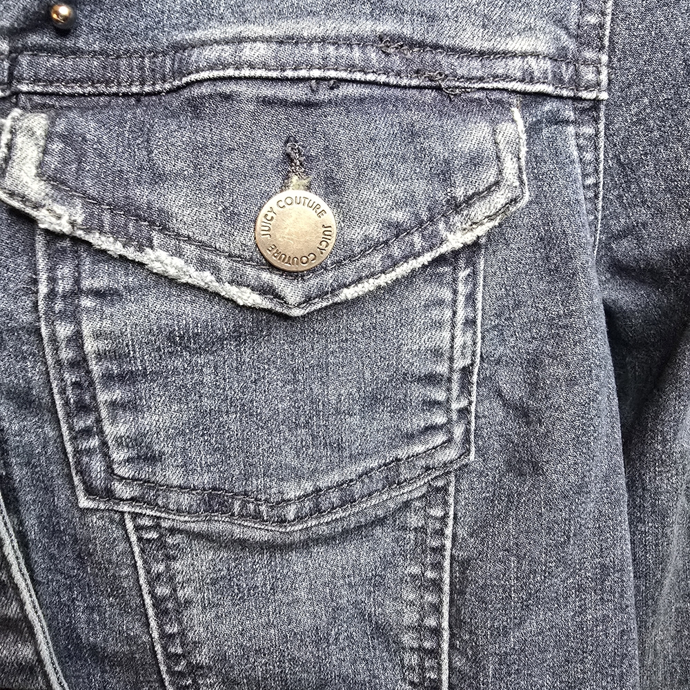Juicy Couture Blue Studded Denim Jacket - Picture 4 of 9